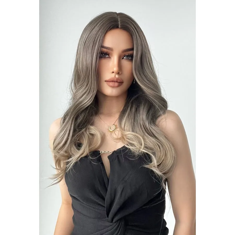 13*1" Full-Machine Wigs Synthetic Long Straight 24"