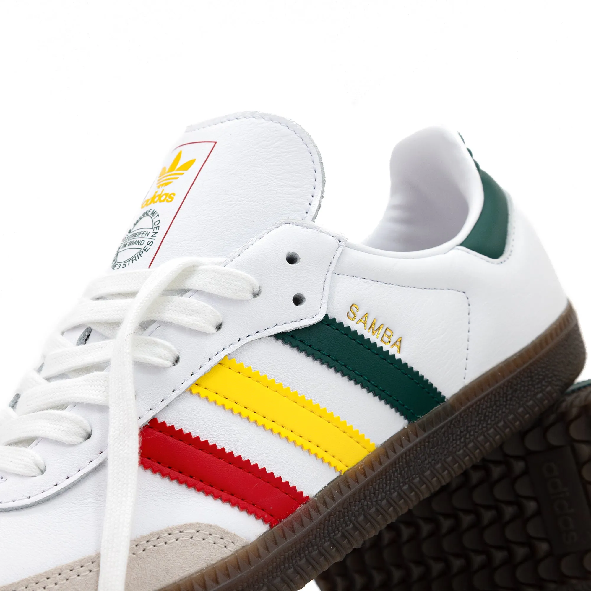 adidas Samba OG White/Yellow/Green IH3118