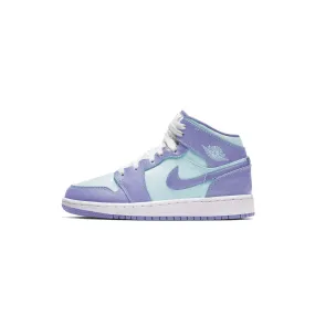 Air Jordan 1 Youth Mid 'Purple Pulse' Shoes