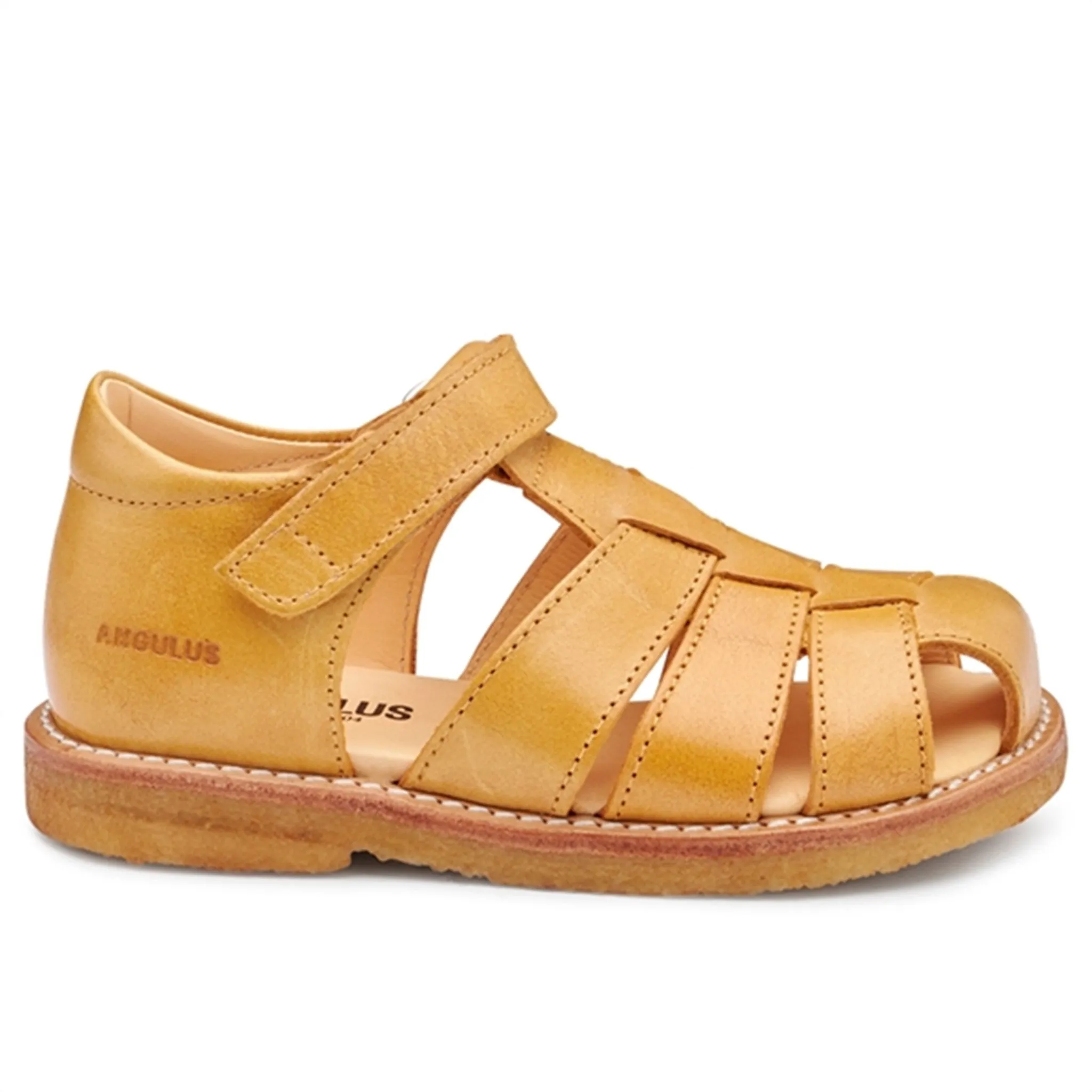 Angulus Sandal W. Velcro Camel