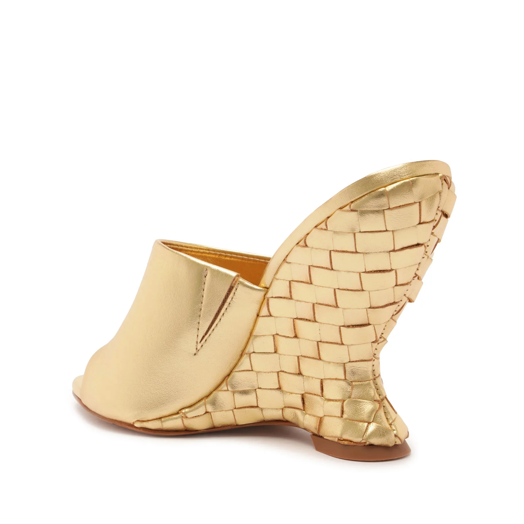 Aprill Woven Leather Sandal