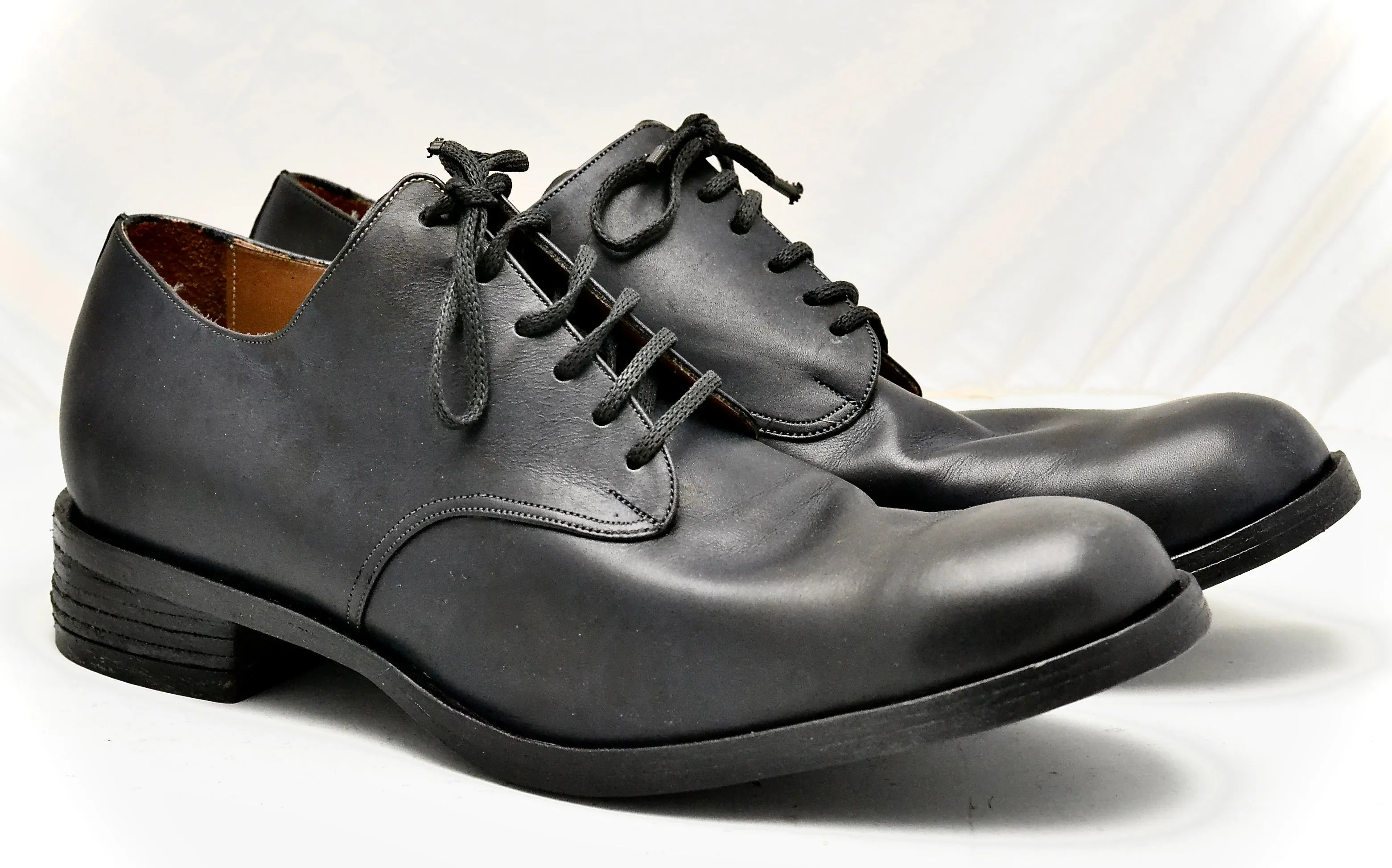 Asym Derby  |  calf ink black