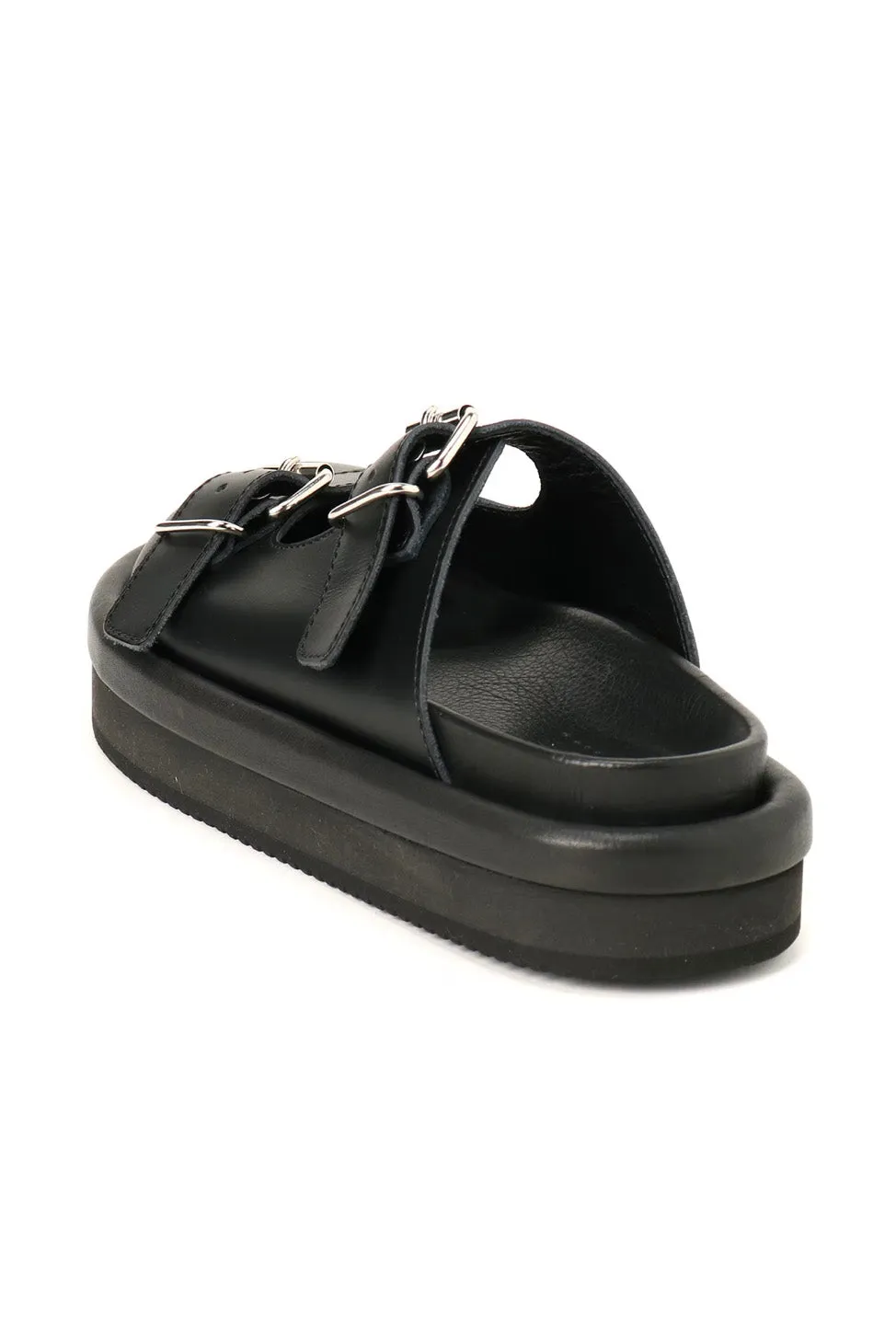 Belted Sandal Black