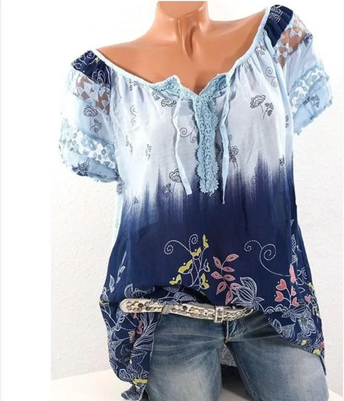 Bohemian Embroidery Casual Fit Top