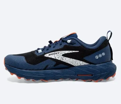 Brooks Cascadia 17 GTX - Black/Blue/Fire Cracker