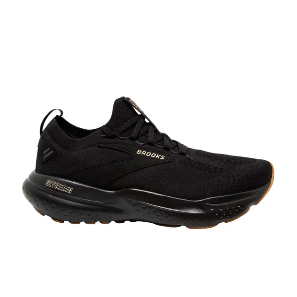 Brooks Men's Glycerin Stealth Fit 21 Black/Cream/Biscuit