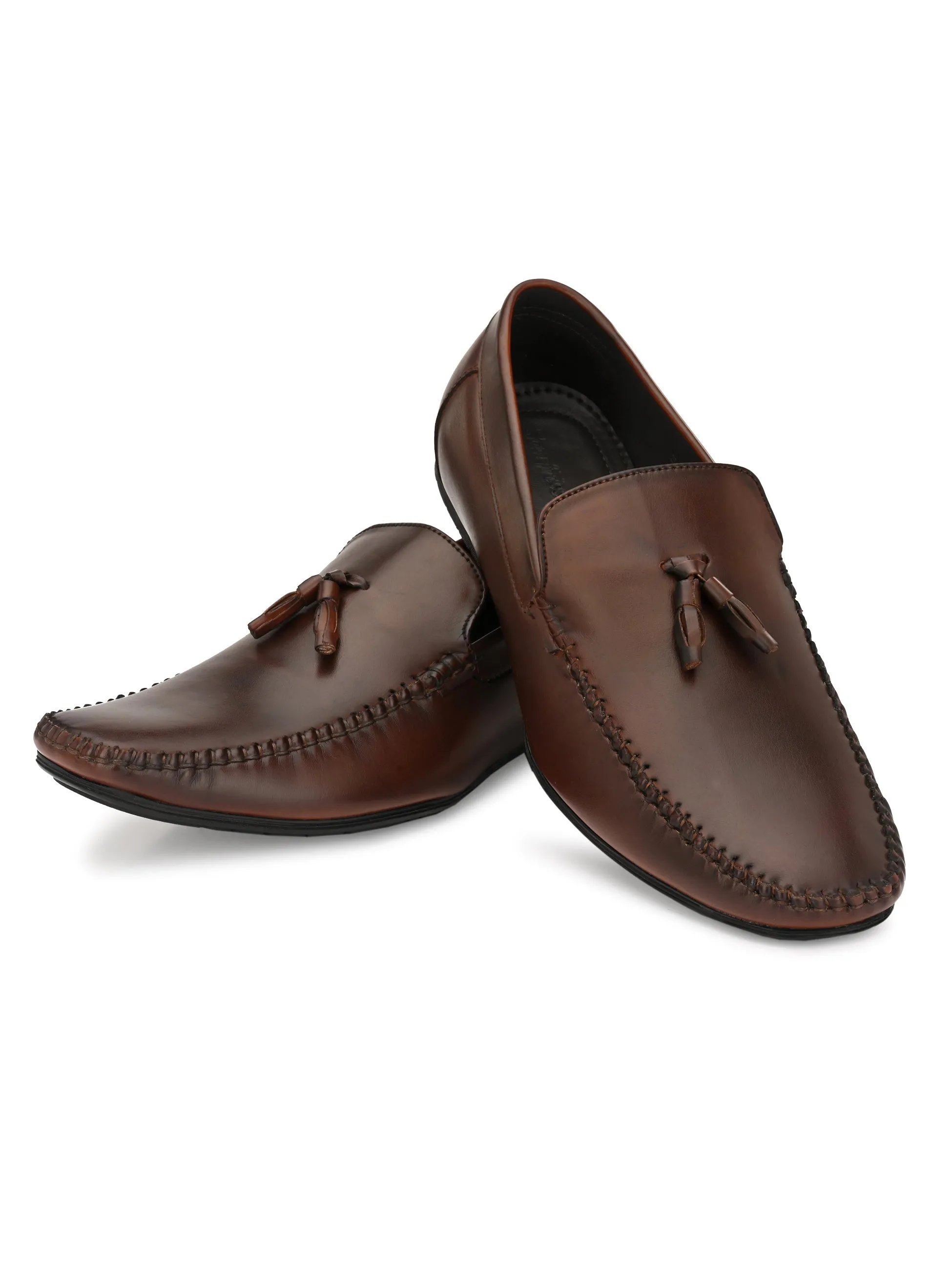 Brown Slip-Ons