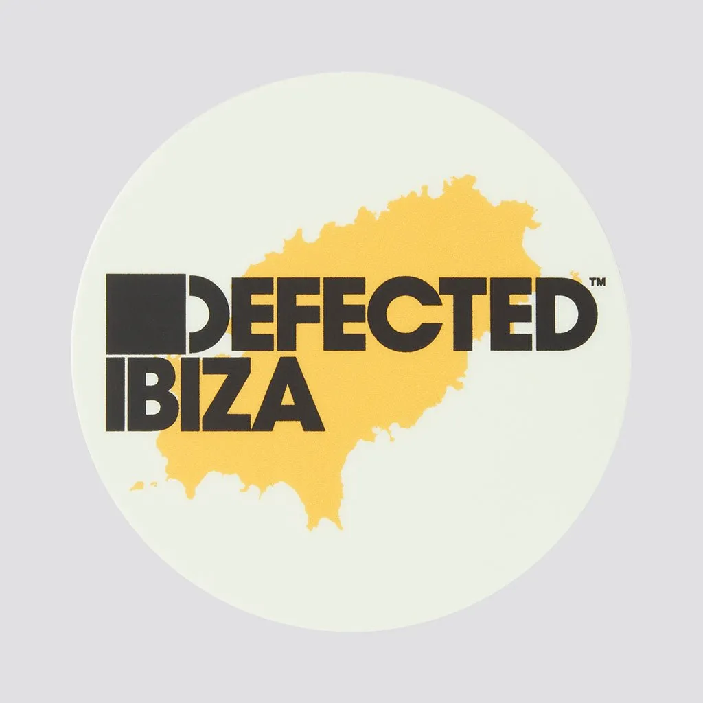 Defected Ibiza Map Sticker