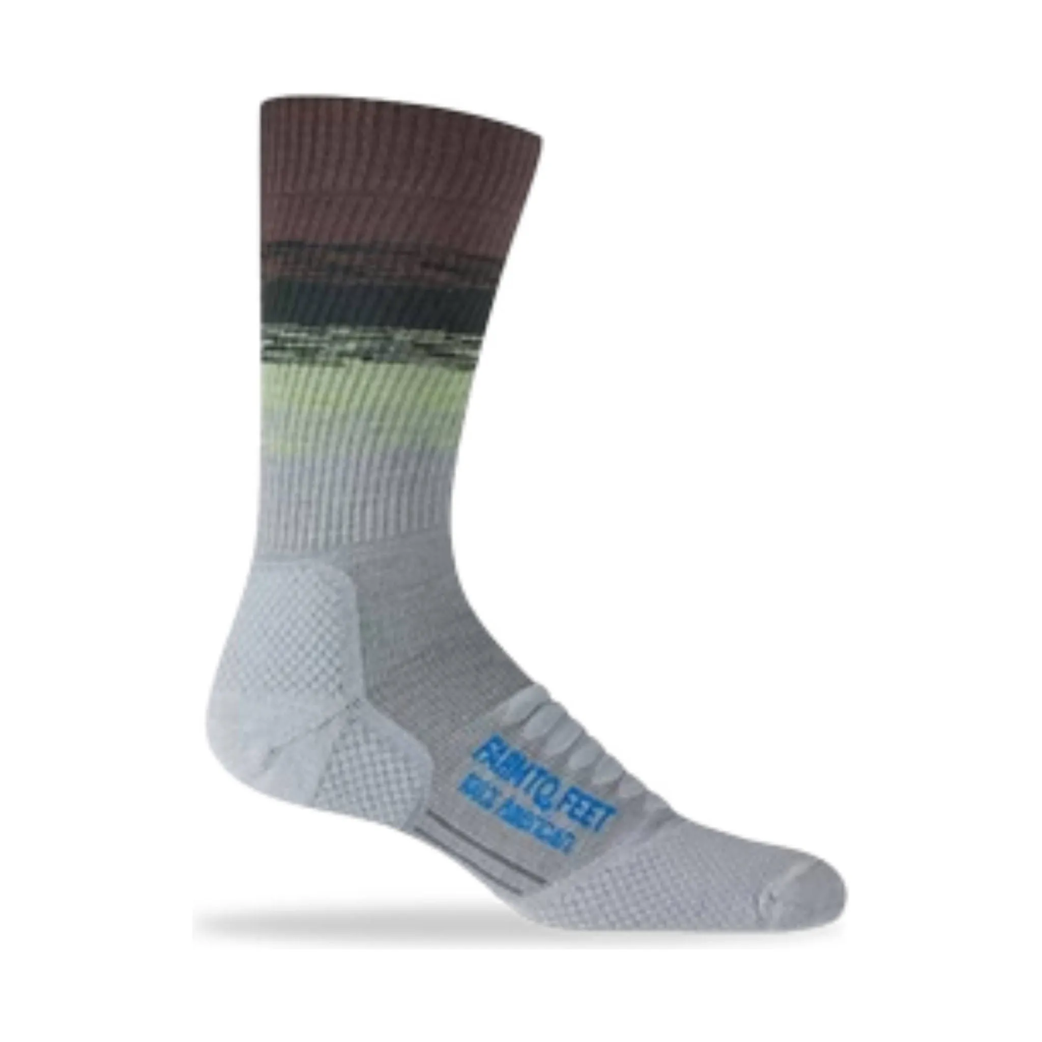 Farm To Feet Men's Clingmans Dome Hiking Sock - Silver Heather