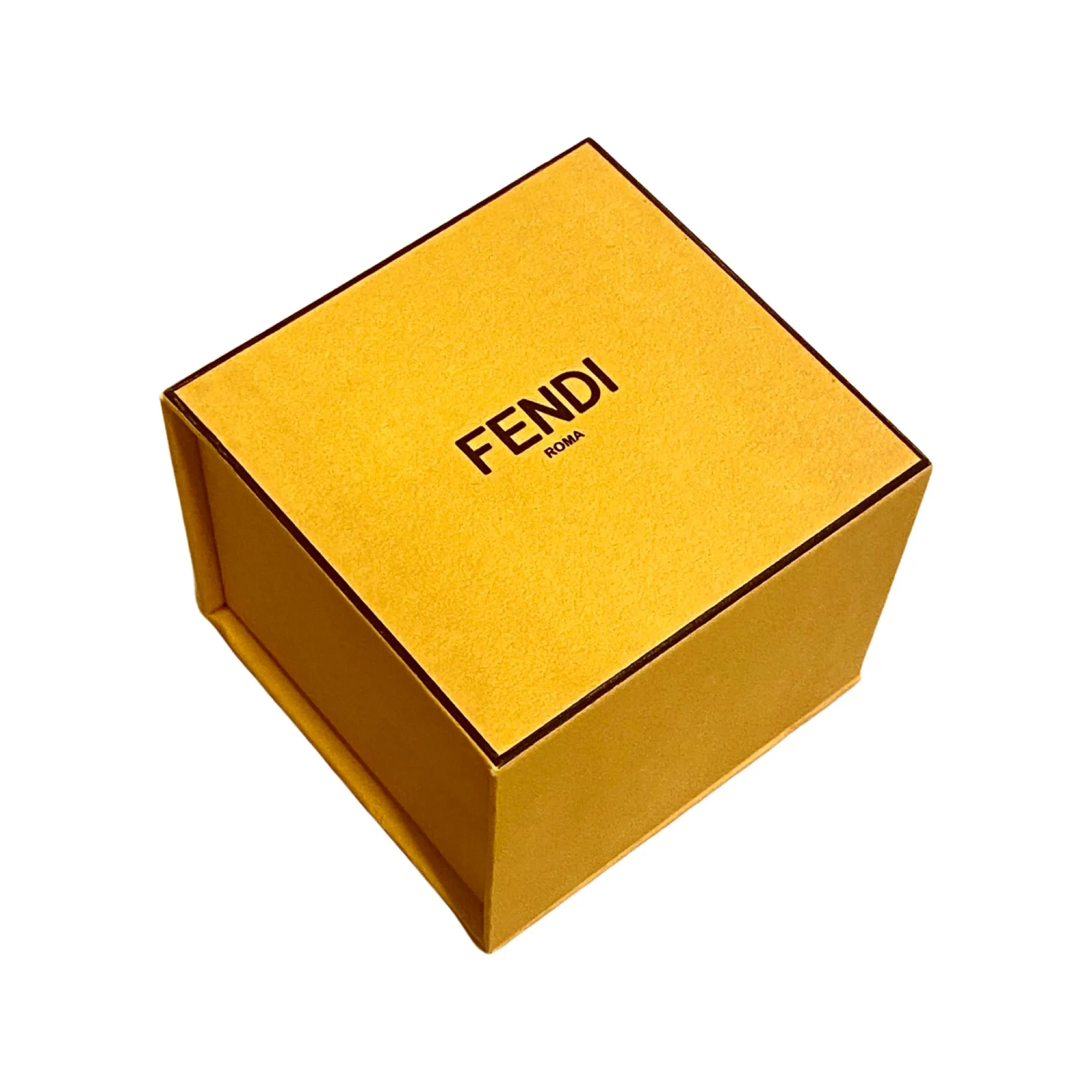 Fendi Baguette Crystal and Gold Small Cuff Bracelet