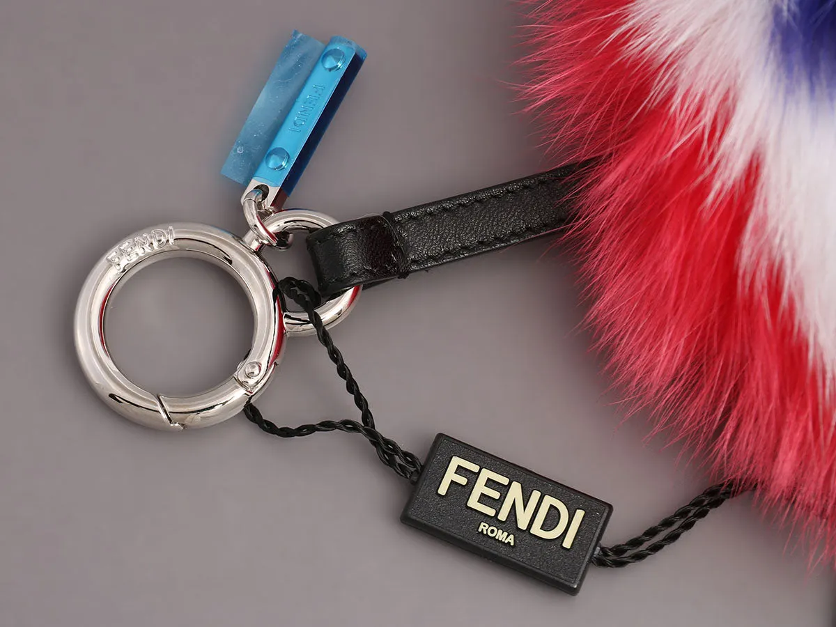 Fendi Multicolor Fur Pom-Pom Bag Charm