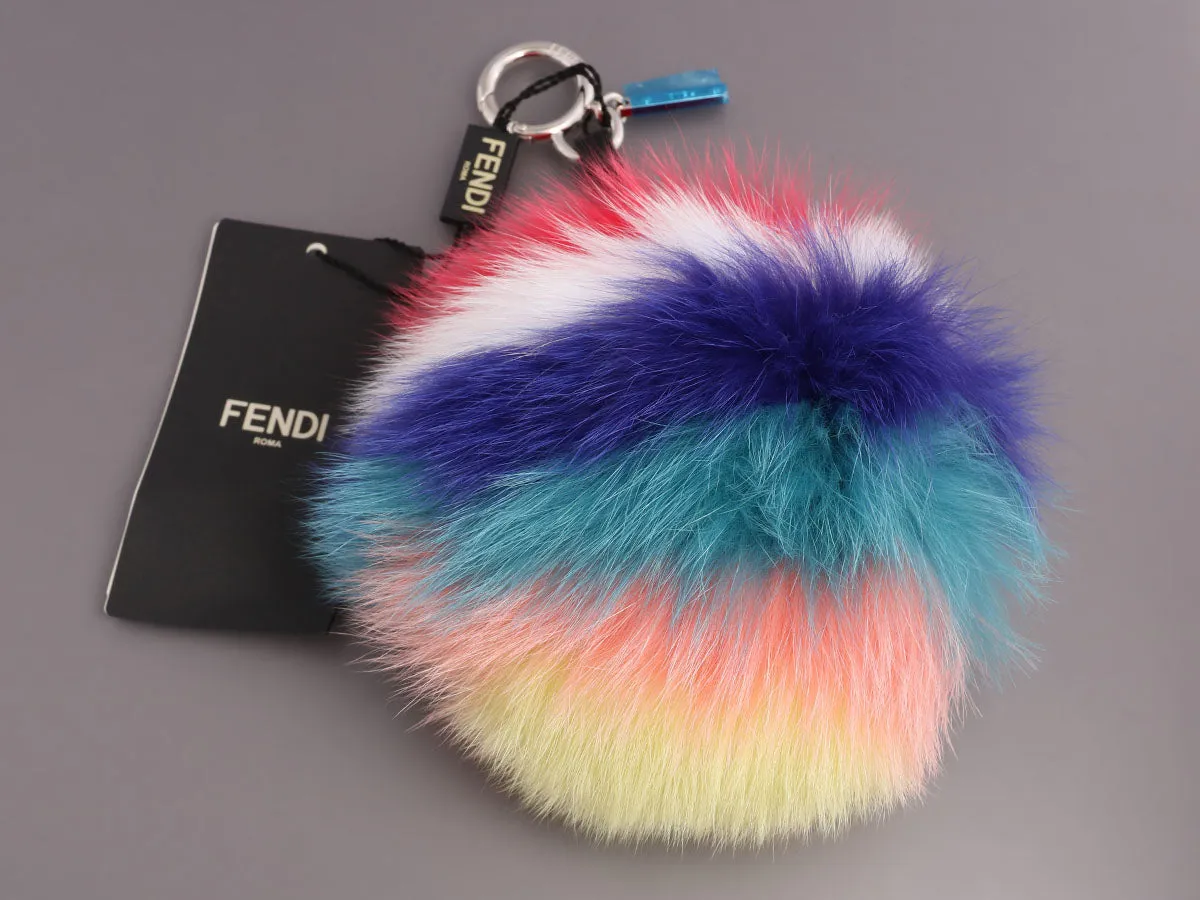 Fendi Multicolor Fur Pom-Pom Bag Charm