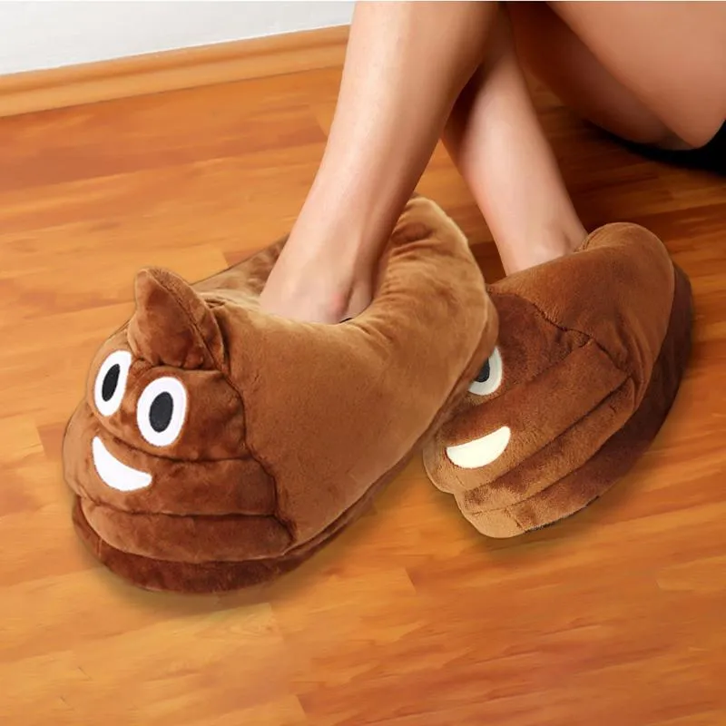 Funny Poop House Slippers