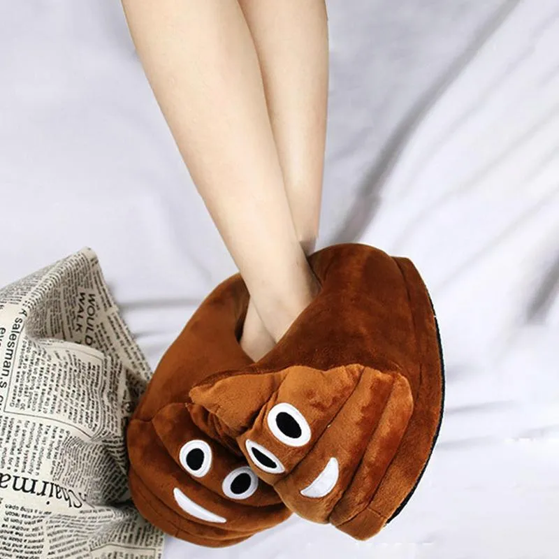 Funny Poop House Slippers