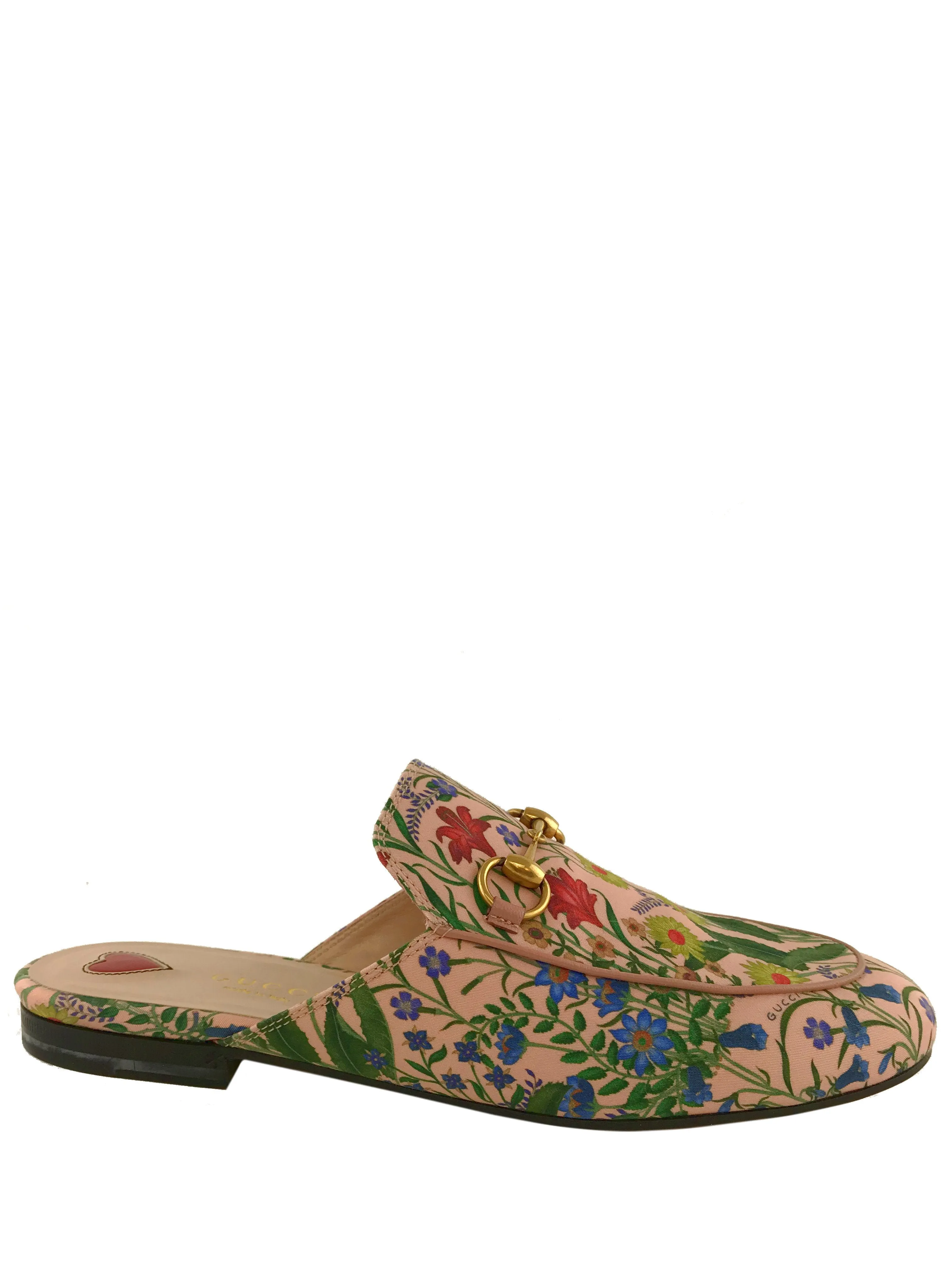 Gucci Princetown New Flora Horsebit Mule Size 6.5