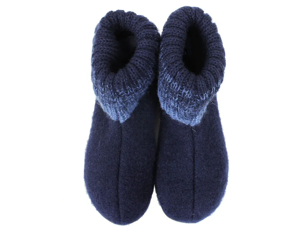 Haflinger Children's slippers Iris Navy Blue