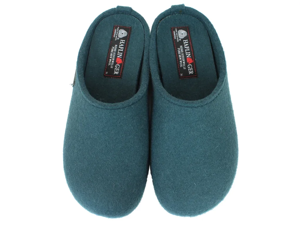 Haflinger Slippers Everest Fundus Teal