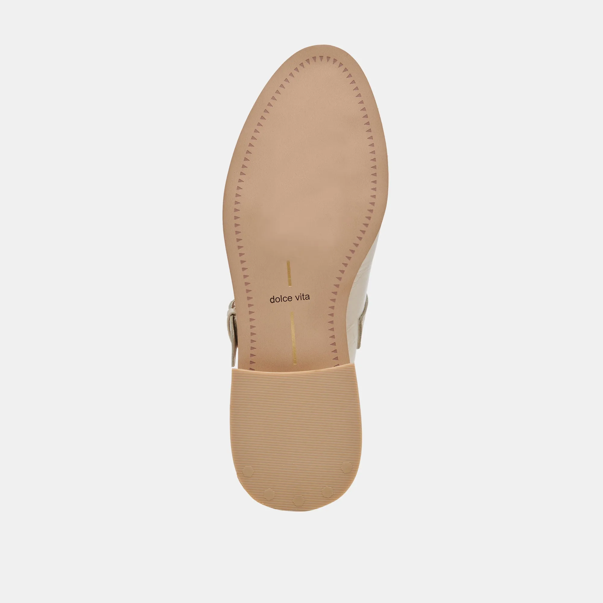 HIPPIE FLATS SAND CRINKLE PATENT