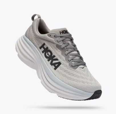 Hoka One One Bondi 8 Men's - Sharkskin/Harbor Mist