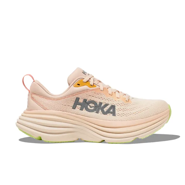 HOKA Women's Bondi 8 Wide Peach