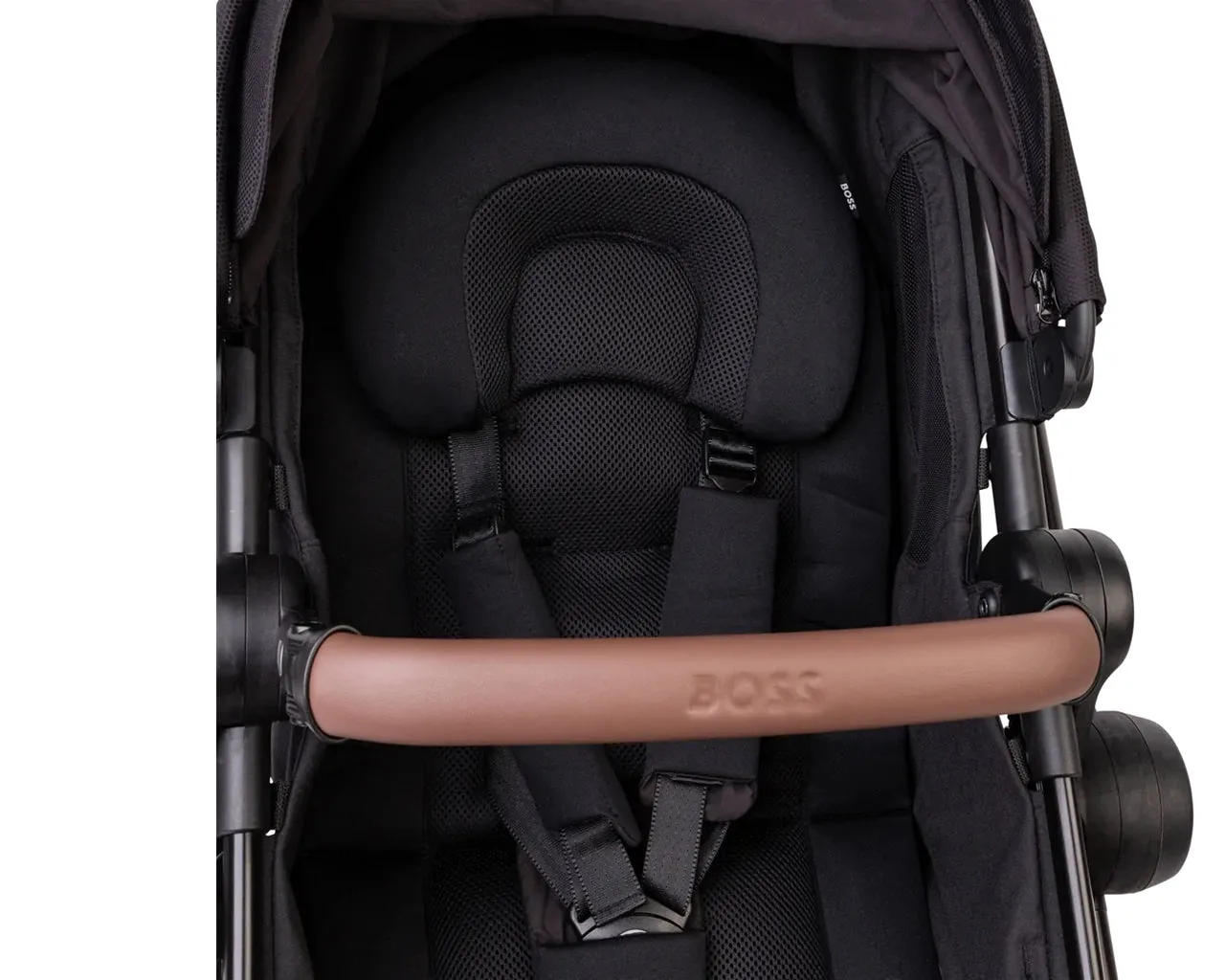 Hugo Boss J90258 09B Two In One Compact Stroller Black Pram