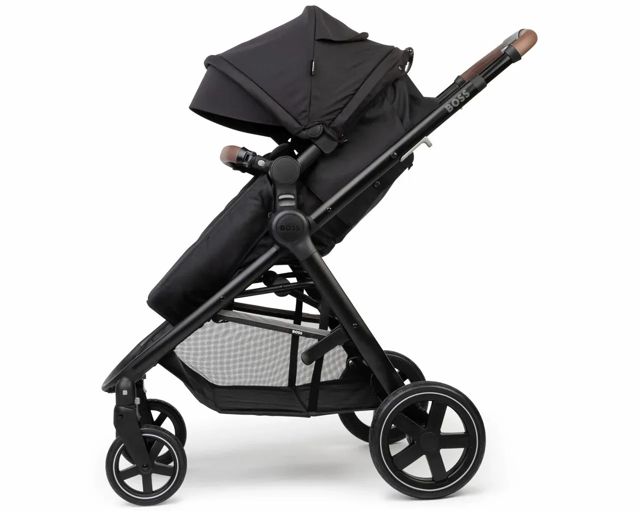 Hugo Boss J90258 09B Two In One Compact Stroller Black Pram