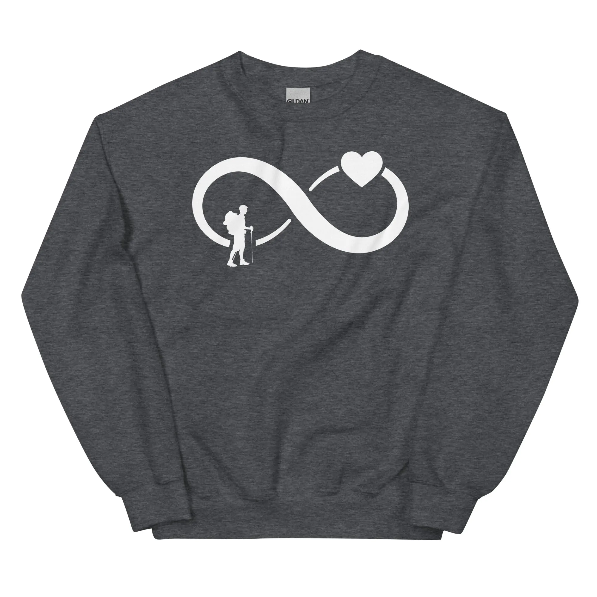 Infinity Heart and Hiking - Sweatshirt (Unisex)