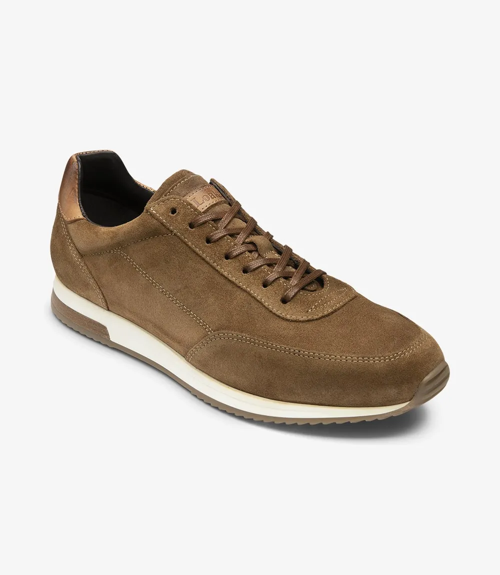 LOAKE  Bannister -Suede Sneakers -Tan Suede