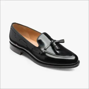 Loake Lincoln Black Leather Classic Tassel Loafer size 9.5 & 12 only <>