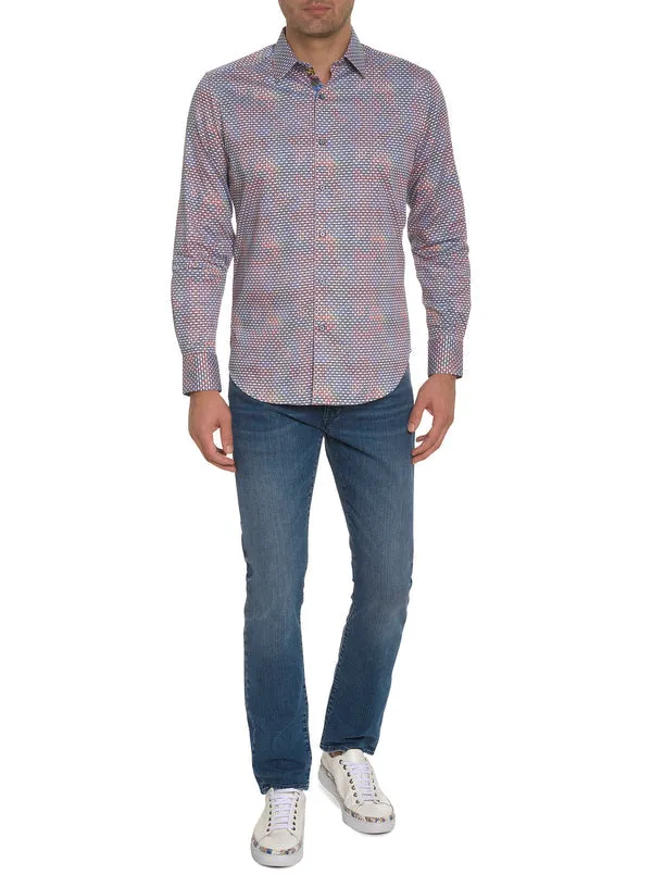 MARTINIQUE LONG SLEEVE BUTTON DOWN SHIRT