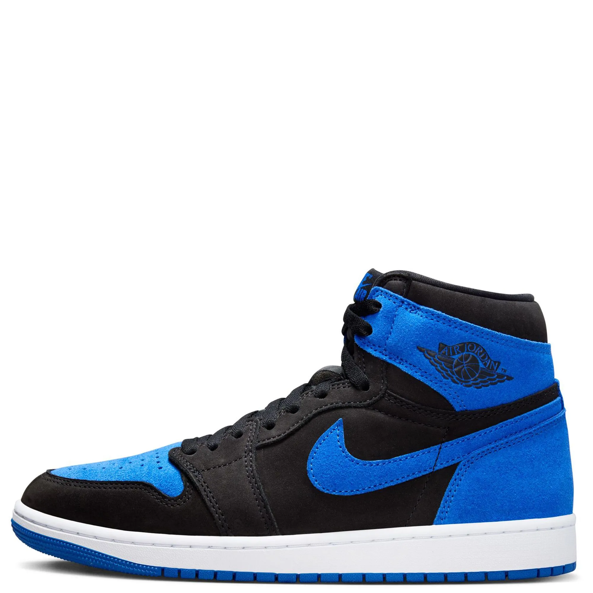 Nike Men's Air Jordan 1 High Shoes - Black / Royal Blue / White