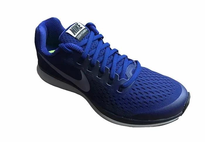 Nike Zoom Pegasus 34 GS running shoe 881953 404 deep royal blue-dark sky blue