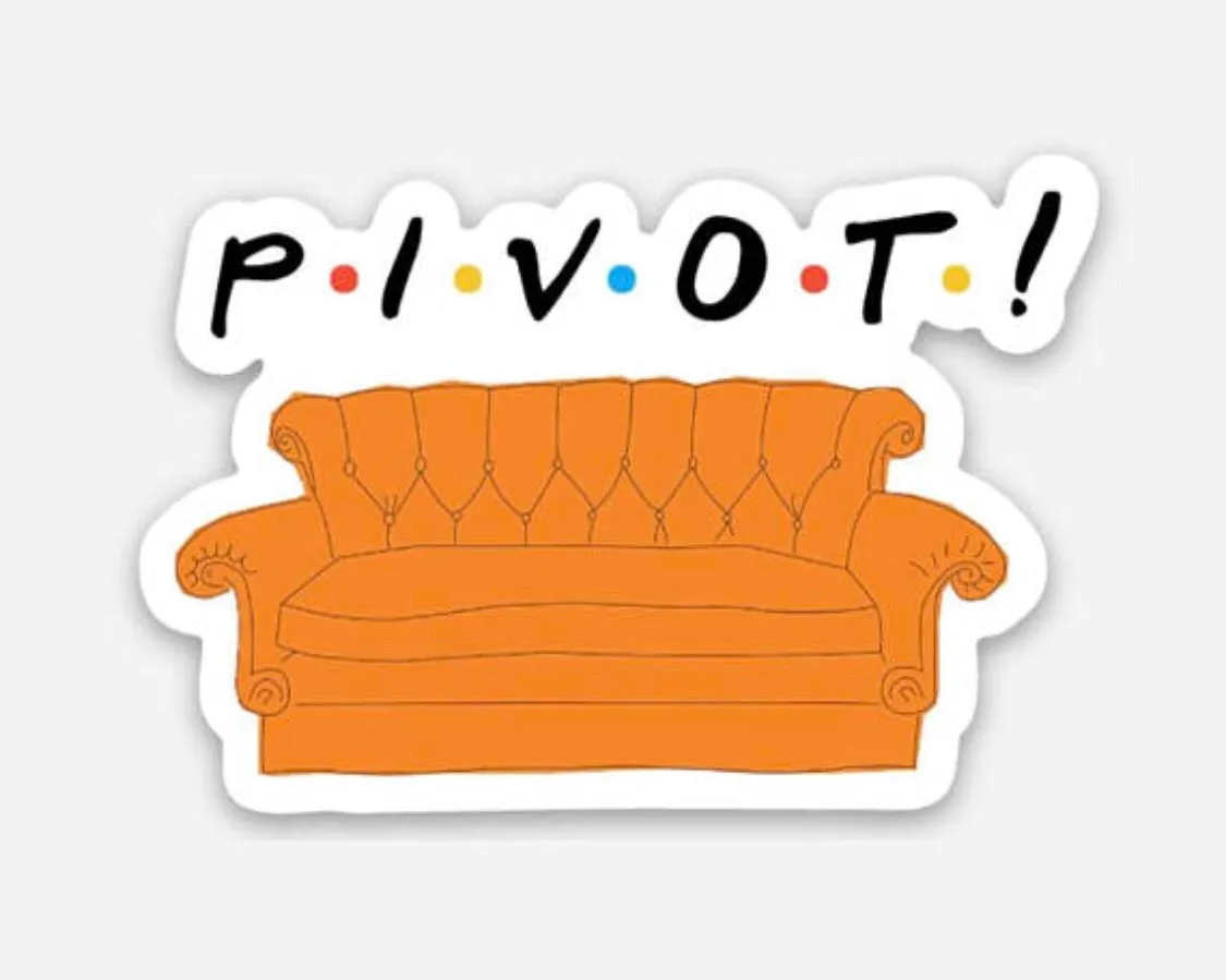 Pivot Friends Vinyl Sticker