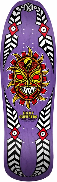 POWELL PERALTA DECK REISSUE GUERRERO MASK 10.0 X 31.75 (2 couleurs)