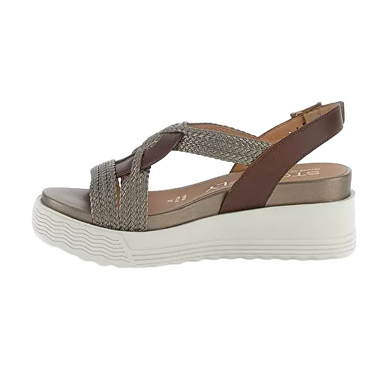 Stonefly women's casual sandal Parky 24 220895 CGZ brown-chestnut