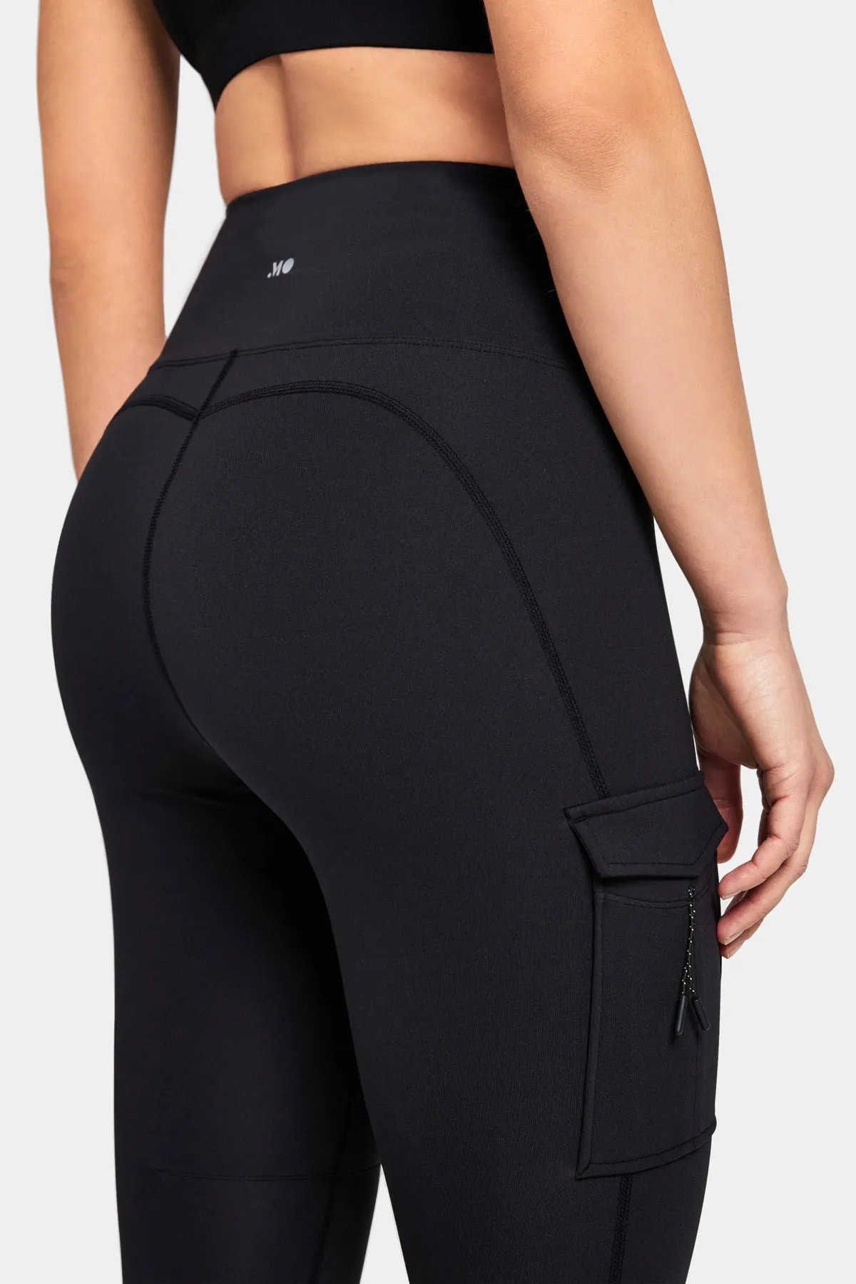 Supportive Mid-Rise Hiking Leggings