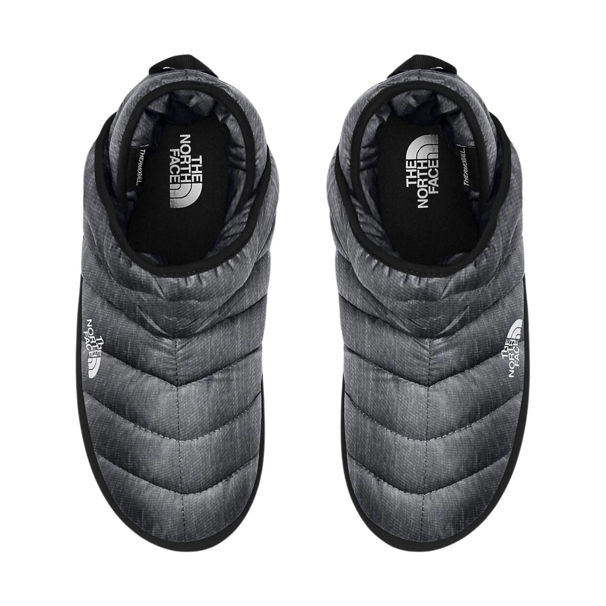 The North Face Women's ThermoBall Traction Bootie Slippers - Phantom Grey Heather Print/TNF Black