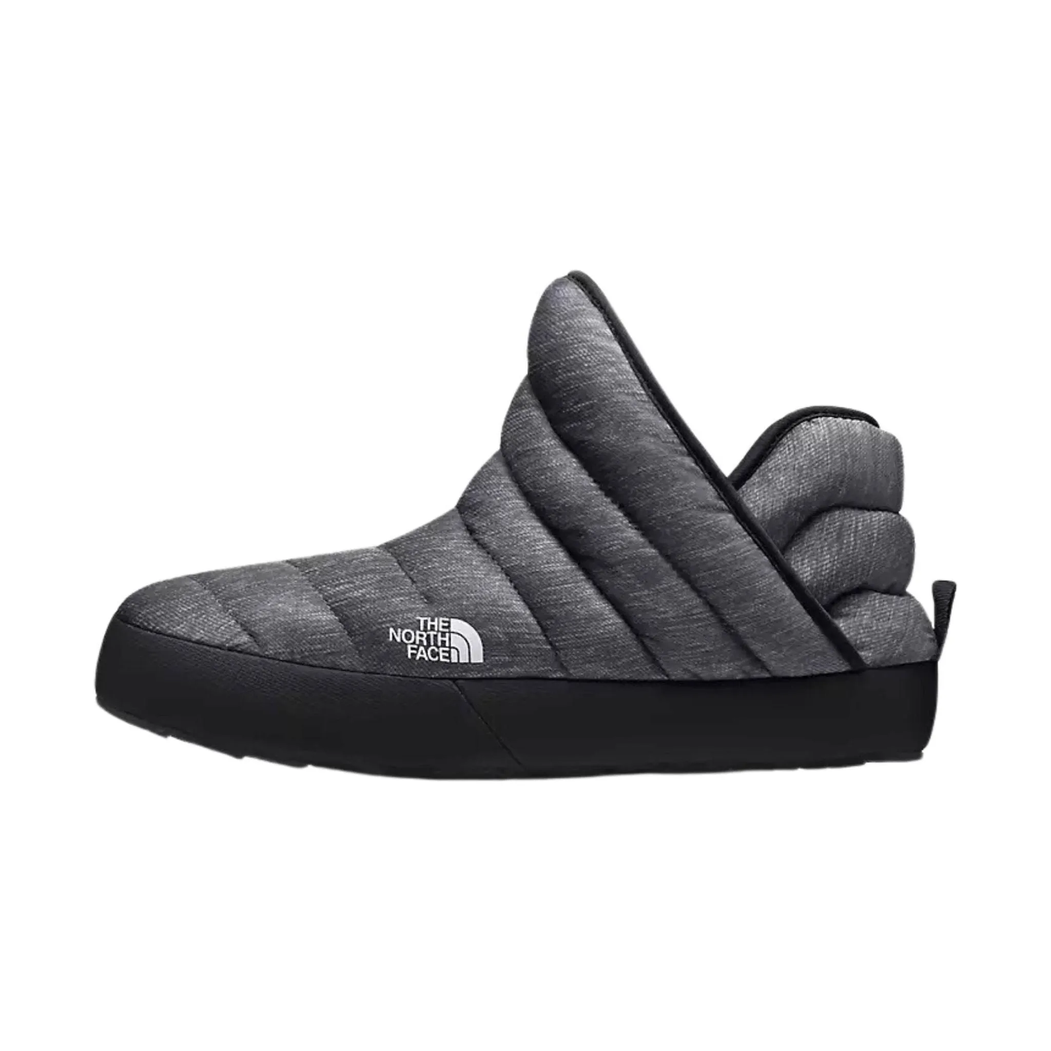 The North Face Women's ThermoBall Traction Bootie Slippers - Phantom Grey Heather Print/TNF Black