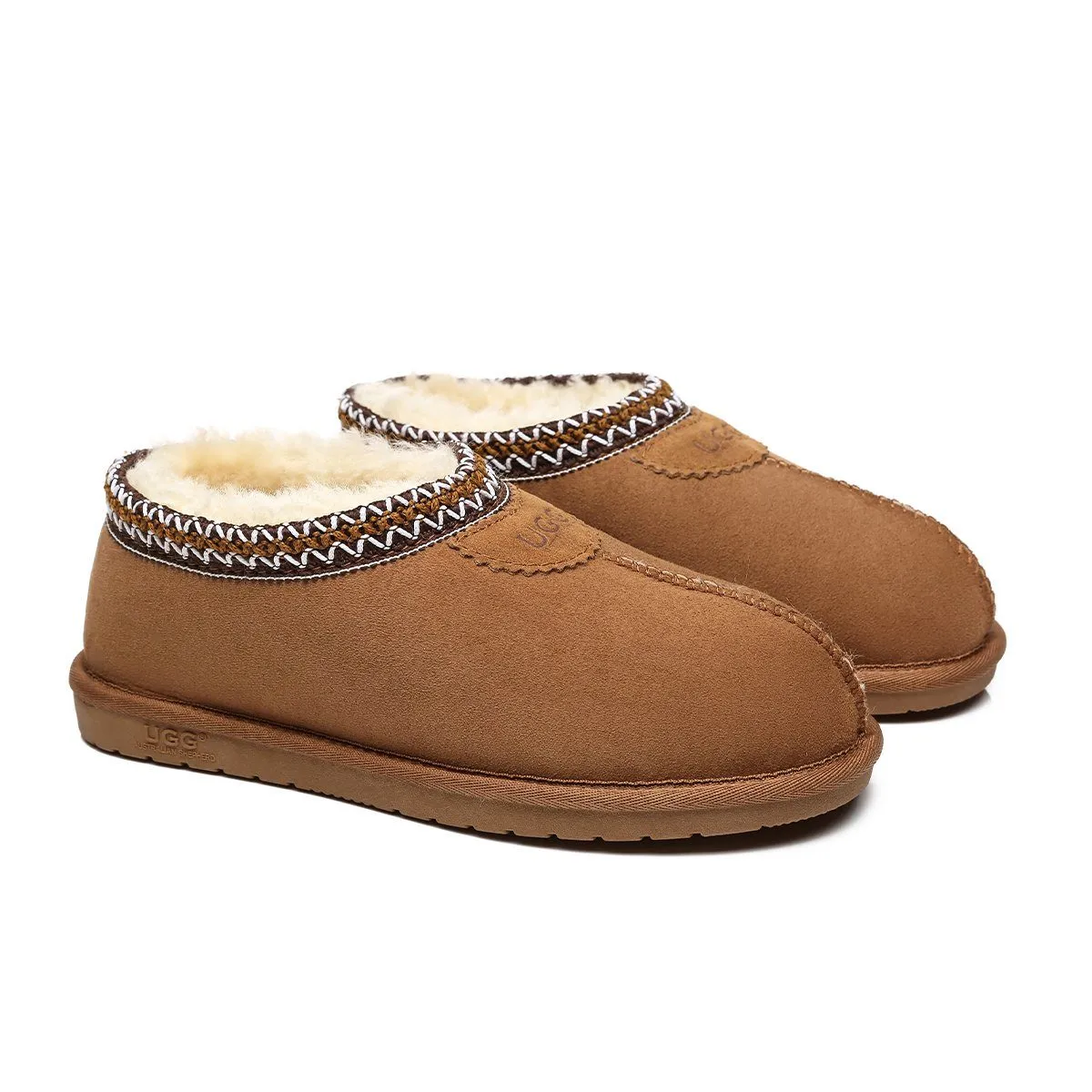 UGG Unisex Leo Twin-Face Sheepskin Slippers