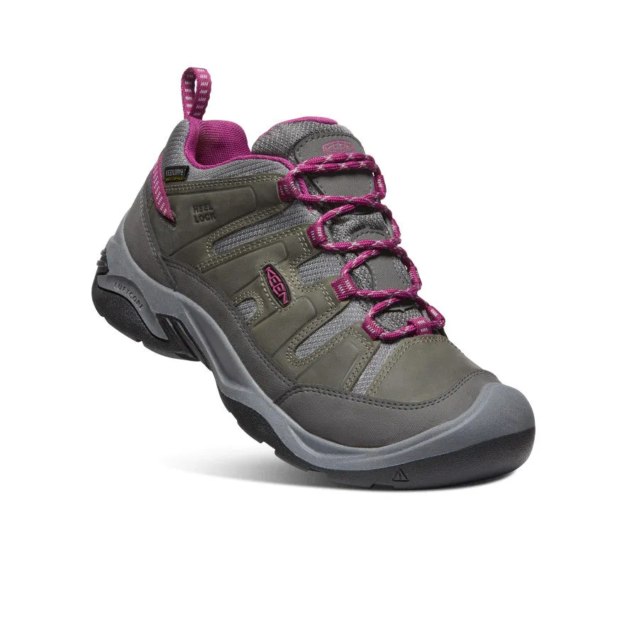 Women's Circadia Waterproof Shoe  |  Steel Grey/Boysenberry