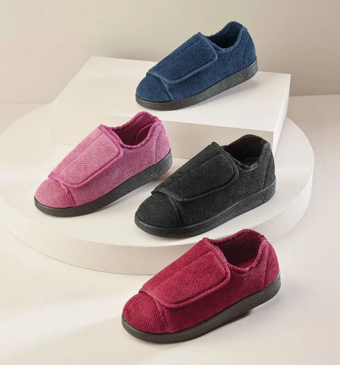 Women's Wide Non-Slip Indoor Slippers